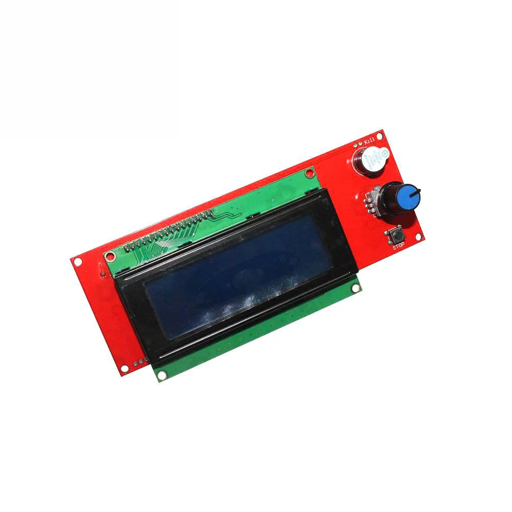 LCD 2004 1 шт. RAMPS 1,4 lcd 12864 Ramps Smart parts панель управления lcd 12864/2004 монитор Материнская плата синий экран модуль - Цвет: LCD 2004
