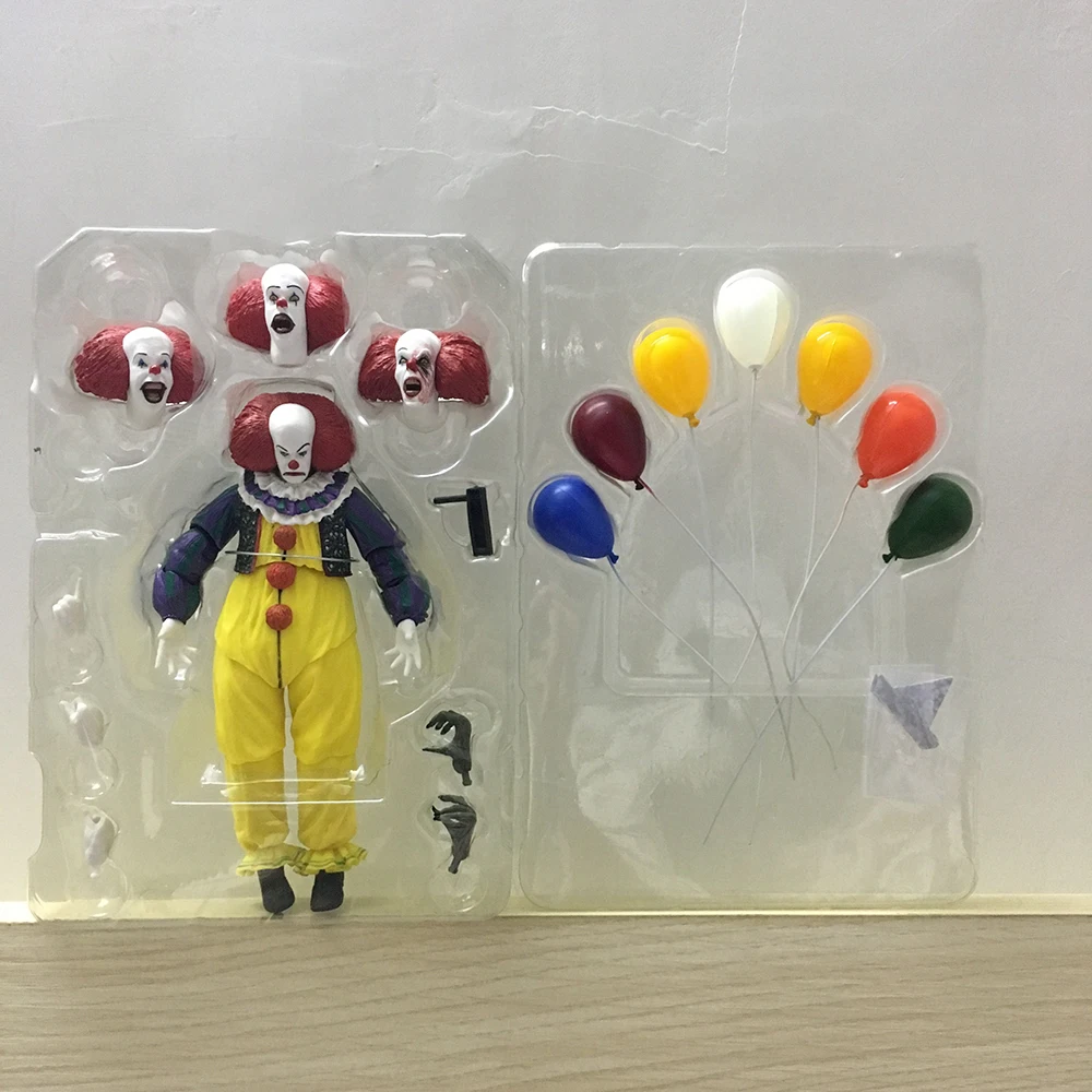 NECA IT Pennywise Джокер Стивен Кинг это клоун ПВХ Фигурки игрушки куклы для хэллоуина украшения подарок