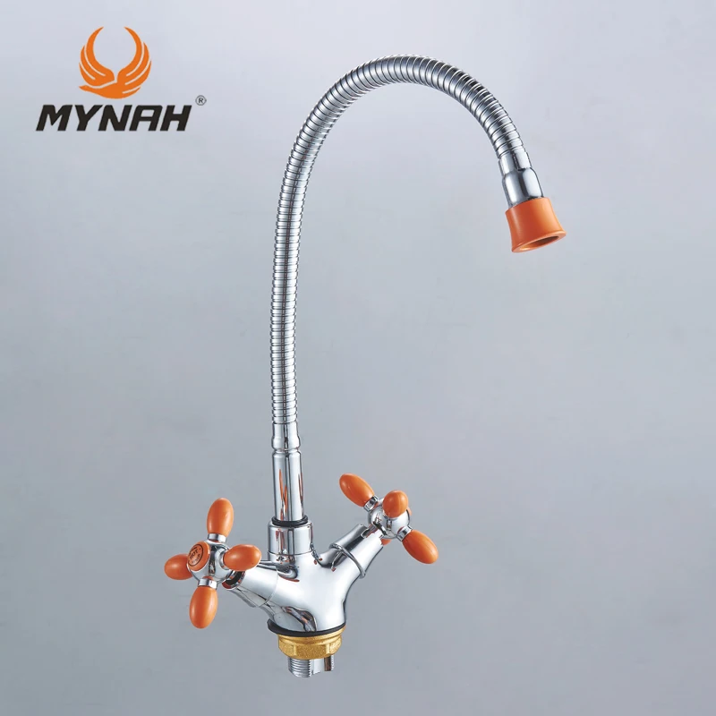 MYNAH, кухонный кран, Россия,, классический кухонный кран, двойной контроль, разноцветный выбор, много углов, Конвертация