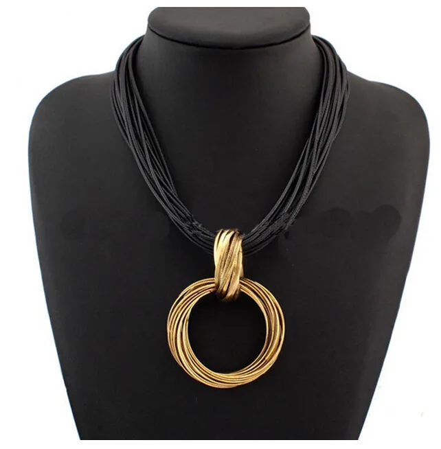 fashion necklaces for women 2014 Twisted metal necklace Sweater chain vintage Clavicle Jewelry | Украшения и аксессуары