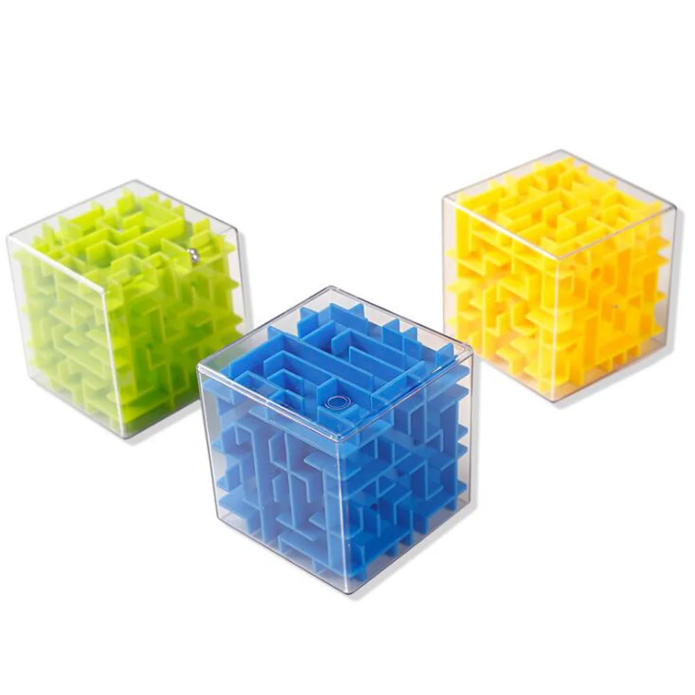 Treeby бренд Пластик ABS 3D лабиринт магический куб квадратный игра-головоломка