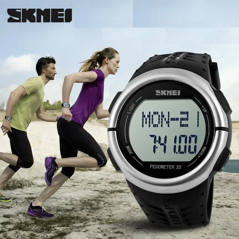 Для мужчин Спортивные Часы сердечного ритма Мониторы Пульс пульса Счетчик