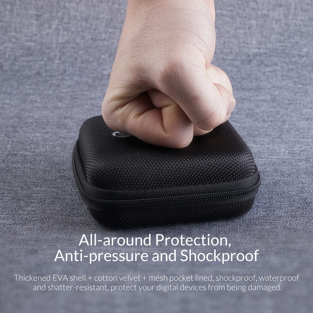 

ORICO Earphone Holder Case Bag Headphone Accessories Portable Pressure Shock Absorption USB Data Cable Storage Package Bag
