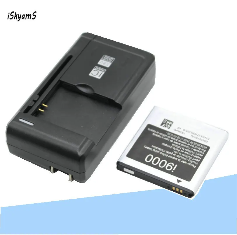 1x 1500mAh EB575152VU Battery + Universal Charger for Samsung Galaxy S i9000 i919 i9001 Epic 4G i9088 i5700 i897 T959 D700 M110S | Мобильные
