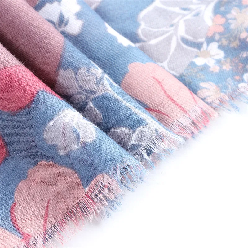 RUNMEIFA новейшая мода женский маленький шарф Маргаритка мягкие пляжные шали осень