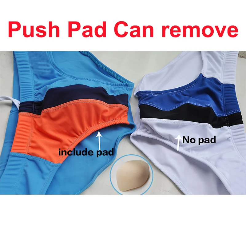 Женский сексуальный мужской купальник трусы с подкладкой плавательные шорты для