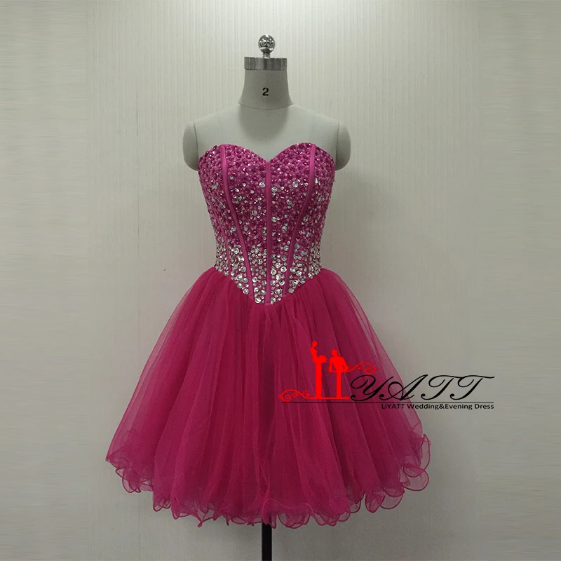 2016 скромное платье для девочек 8 класса милое выпускного вечера шикарное розовое