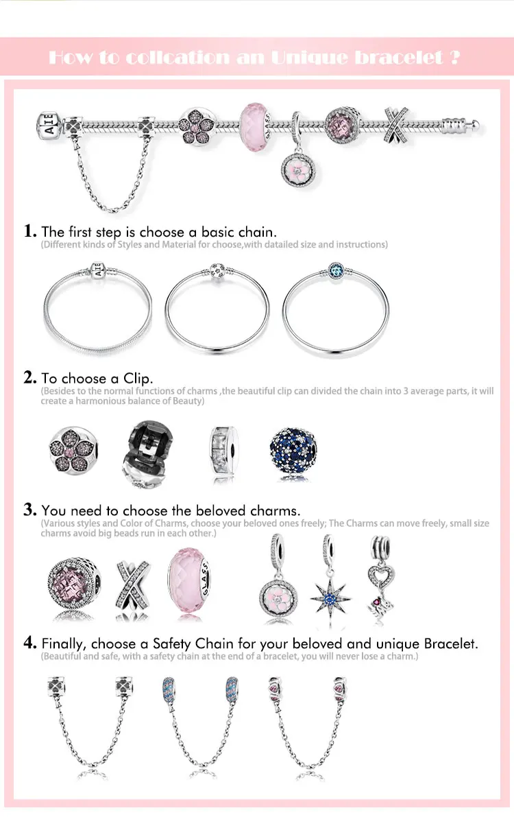 50 styles copper DAZZLING CROWN Rose Shining Flower clip bead Fit Original Pandora Bead Bracelet For Women Charm DIY P021