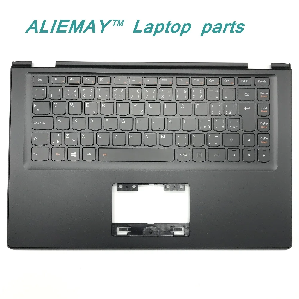Запчасти для ноутбуков LENOVO YOGA 2 13 серебристая/черная Подставка рук с подсветкой