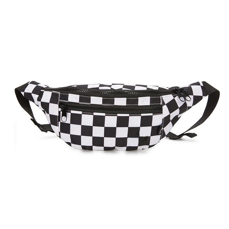 A Waist pack Ремень сумки карманы женская тенденция грудь сумка банан сумка материал холст хип-хоп сумка поп - Цвет: A Waist pack