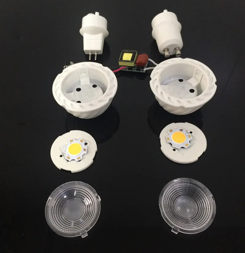 Новый Arrvial E27 E11 GU10 MR16 LED COB прожектор с регулируемой яркостью 5 Вт 7 точечная лампа