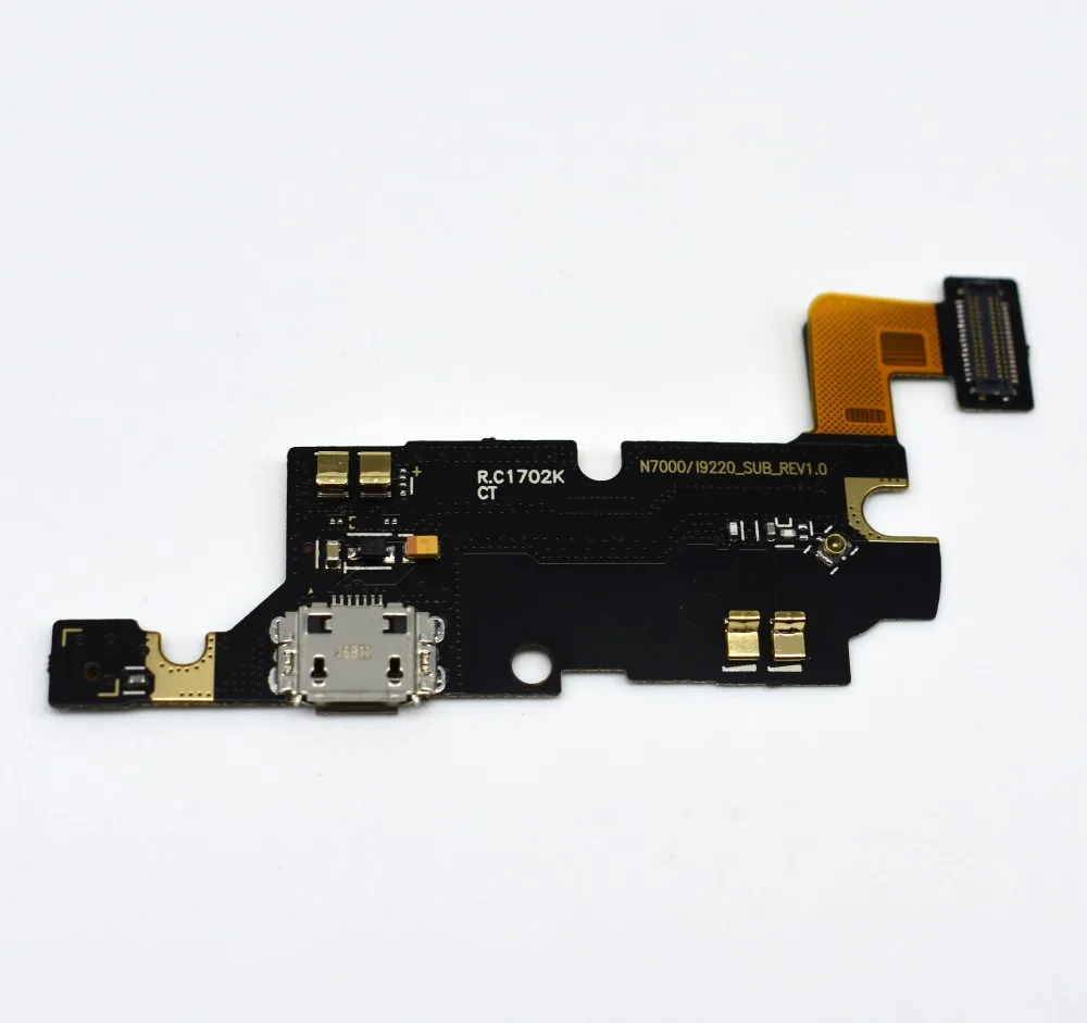 Для Samsung Galaxy Note i9220 N7000 зарядный порт гибкий микро USB разъем кабель запасные
