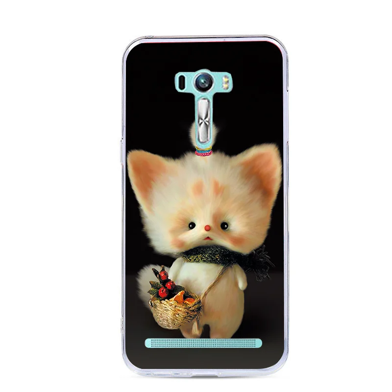 Мягкий ТПУ чехол для Asus Zenfone Selfie ZD551KL 5 дюймов с 3D принтом защитный силиконовый Для