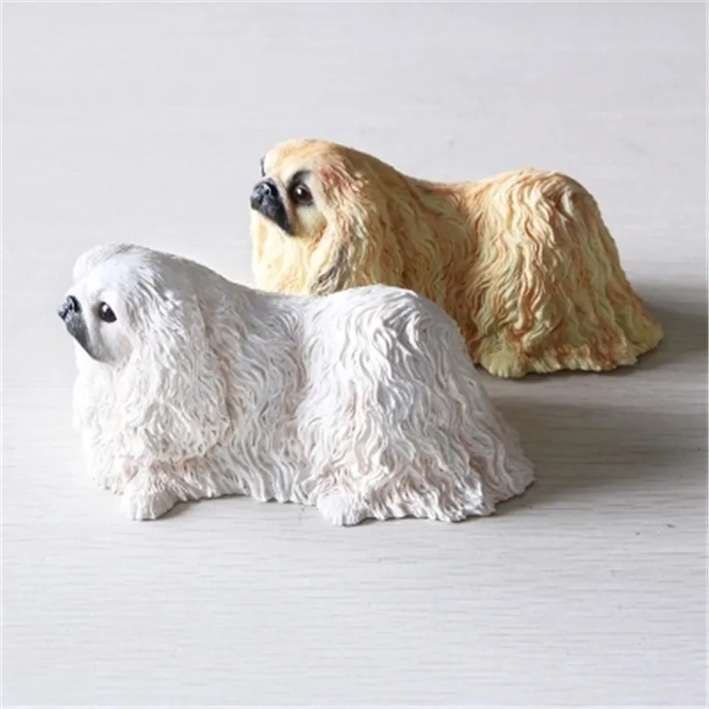 Моделирование животных Pekinge Lucky Dog креативный домашний декор полимерная фигурка