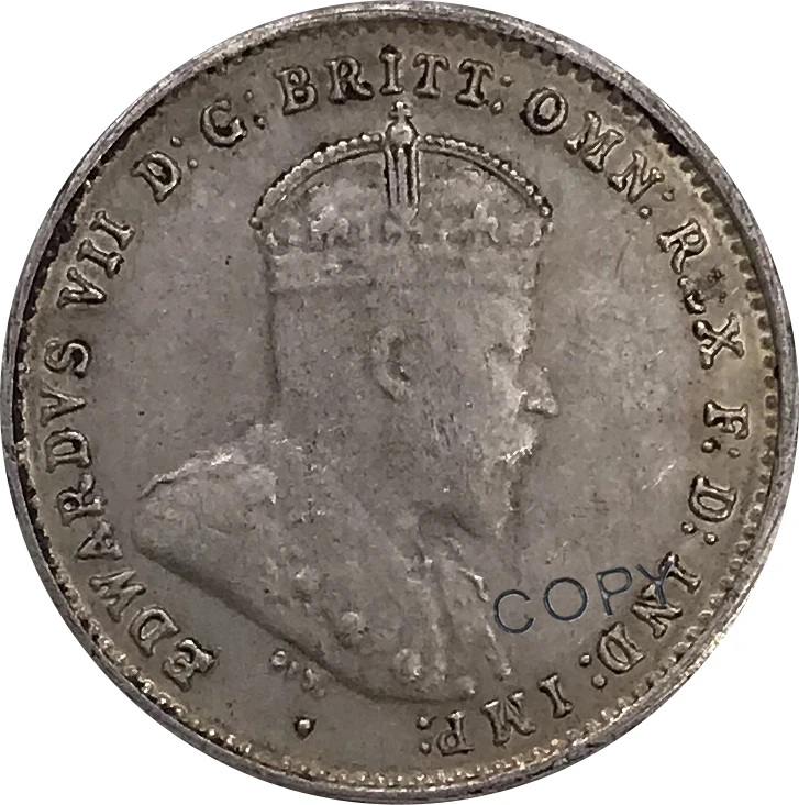 1915 Австрия Threepence Edward VII 3 пенса 90% серебряные коллекционные монеты|Безвалютные