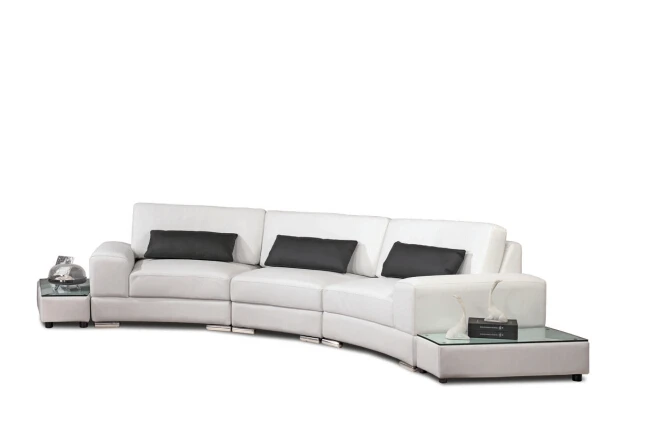 Дугообразный диван для гостиной мебели современный кожаный диван|modern corner sofas|design