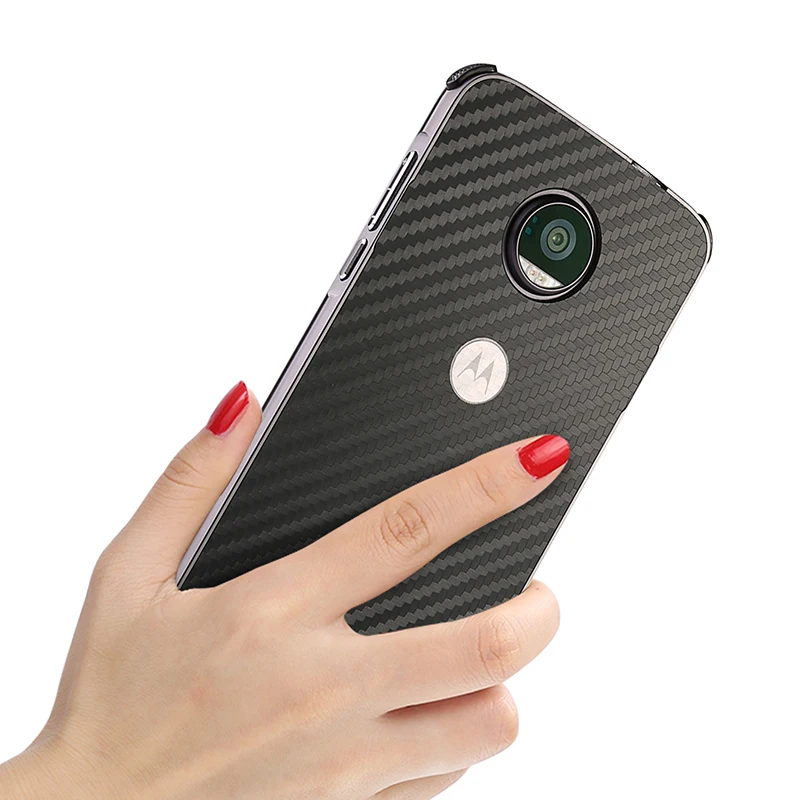 Чехол для Motorola Moto Z Z2 Z3 Play чехлы Force чехол из углеродного волокна 2 в 1 ударопрочный