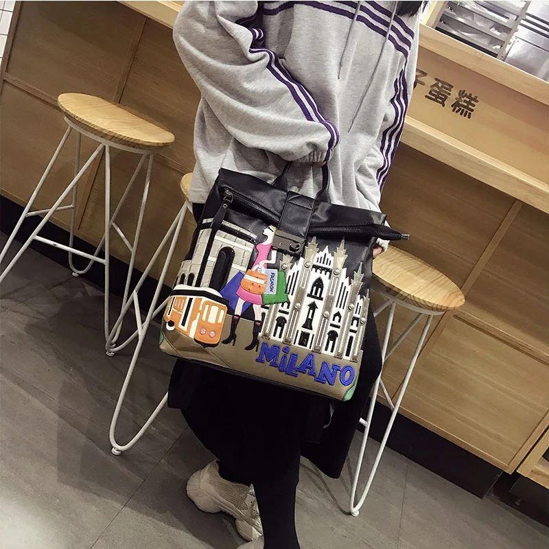 Сумка на плечо из высококачественной искусственной кожи для женщин модный