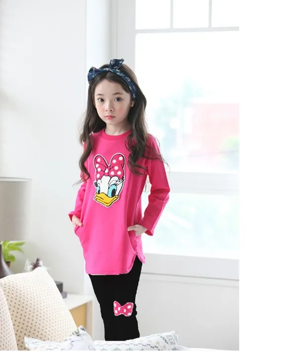 Детский спортивный костюм с принтом Дональд Дак на возраст 2 7 лет|girls clothes|girl clothes