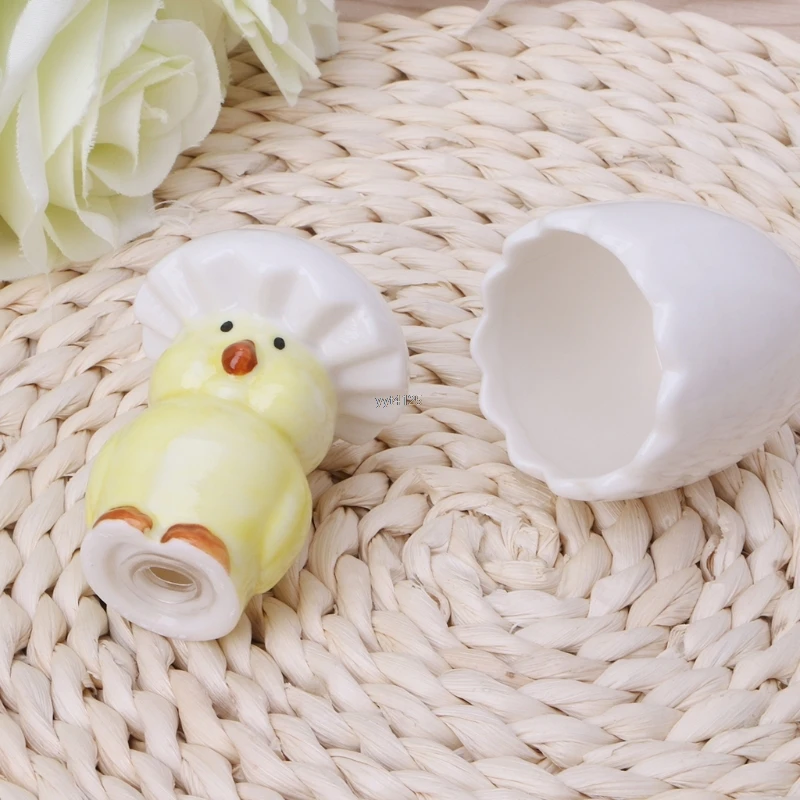 Керамический для соли и перца шейкер в виде цыпленка яйца приправа посуда