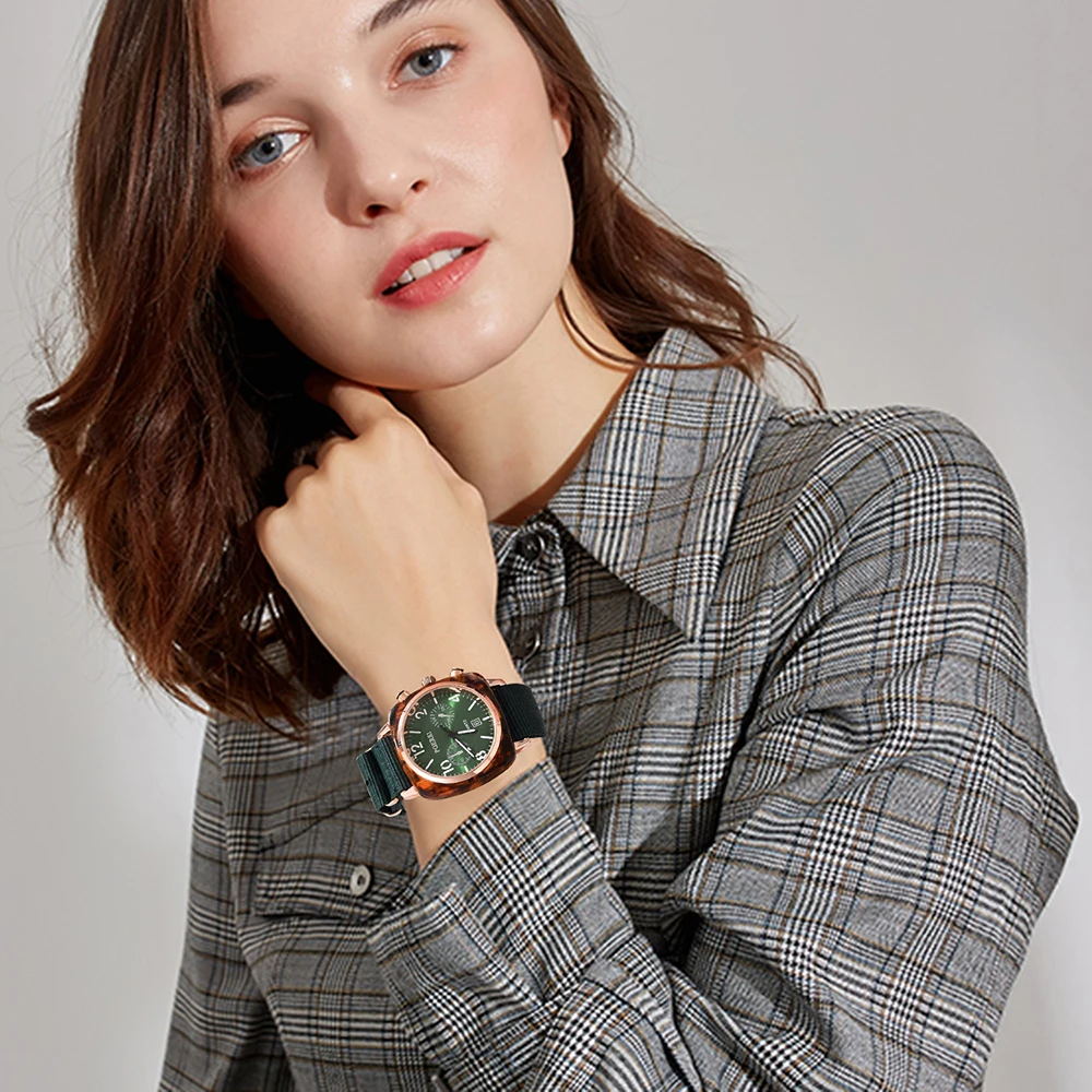 Модные мужские и женские спортивные часы роскошный холщовый ремешок для