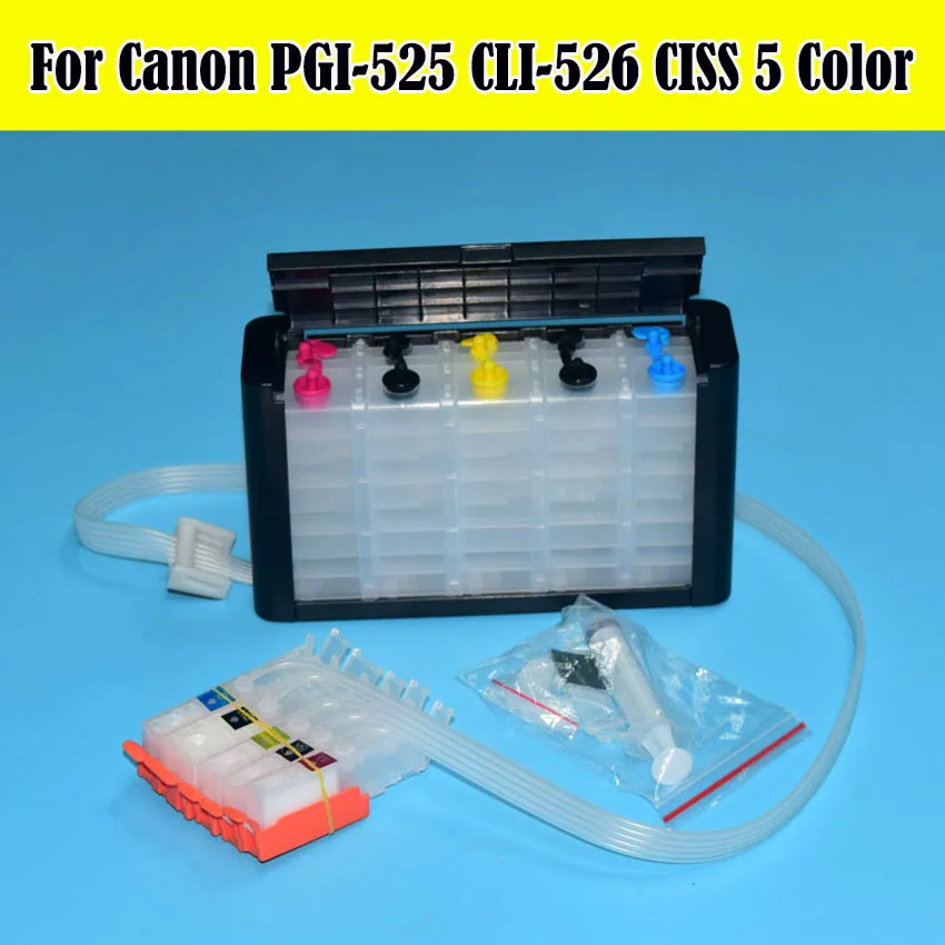 

PGI-525 CLI-526 Ciss With ARC For Canon PIXMA IP4850 IP4950 IX6550 MG5150 MG5250 MG5350 MX715 MX885 MX895 Printer