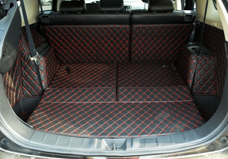 

High quality! Special car runk mats for Mitsubishi Outlander 7 seats 2020-2013 durable boot carpets cargo liner luggage covers
