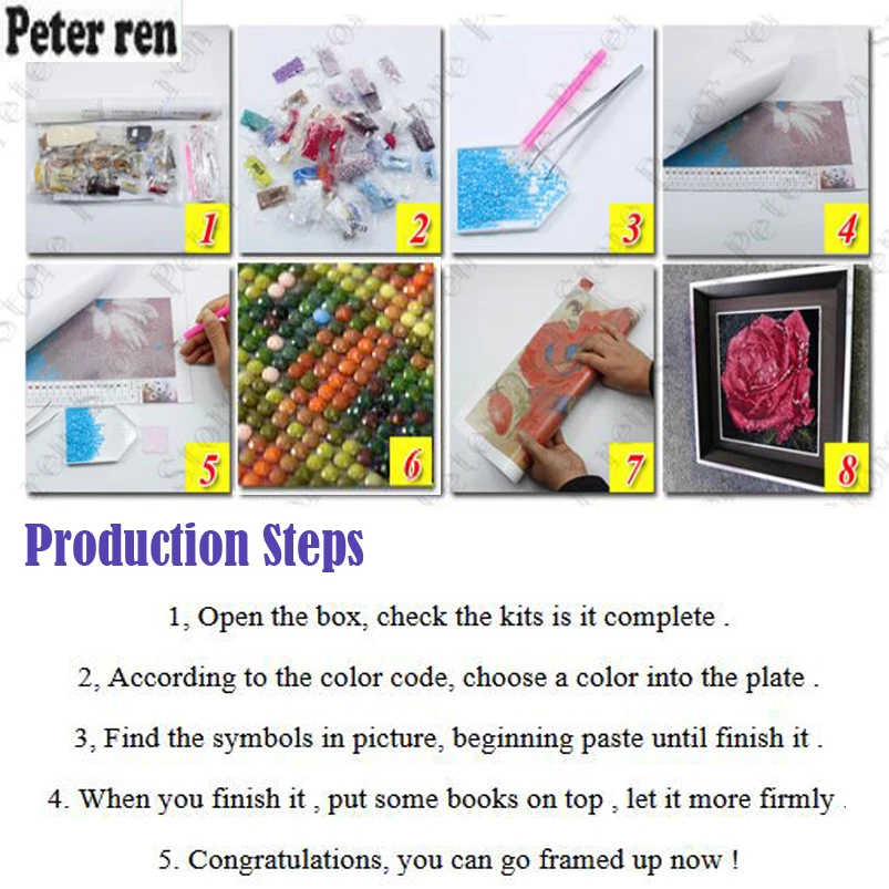 Алмазная живопись Питер Рен вышивка крестиком 5d круглая/квадратная мозаика