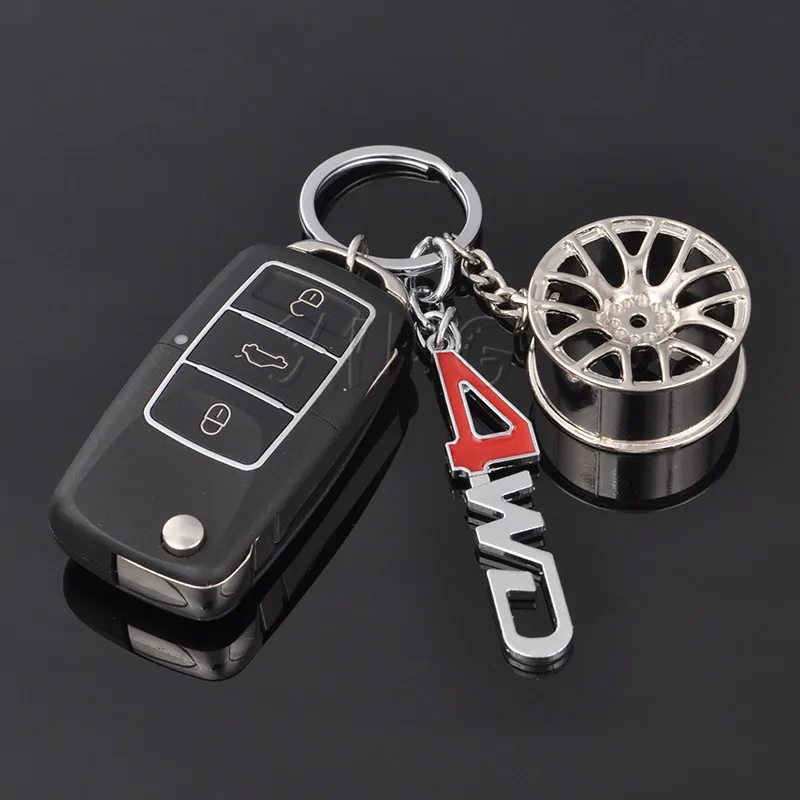 Автомобильный брелок для ключей автомобильный 4WD 4X4 BMW Audi Ford Focus VW Nissan Toyota Honda
