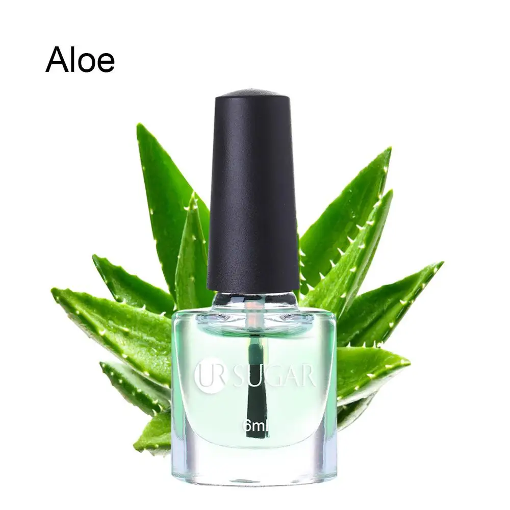 Aloe Ur Sugar питательная масляная ручка для кутикулы Восстанавливающий фруктовый цветок Лечение ногтей увлажняющий лак для кожи маникюрные инструменты 6 ароматов - Цвет: Aloe
