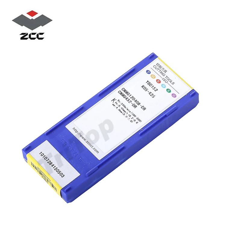 

FREE SHIPPING CNMG120408 -DR YBD152 ORIGINAL ZCC.CT CEMENTED CARBIDE negative turning insert plate chip cnc TOOL cutter
