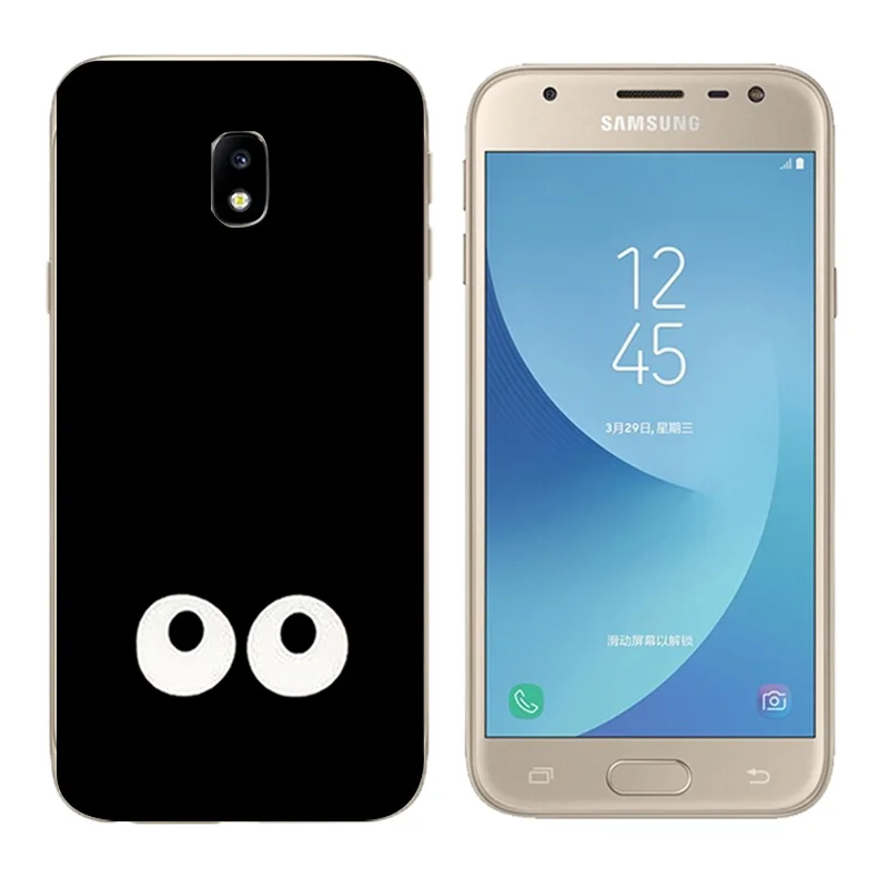 Чехол для телефона Samsung Galaxy J3 2017 J330F Pro (версия ЕС) чехол с принтом &quotдиск&quot Мягкий