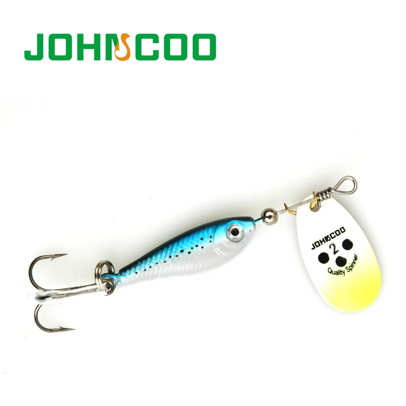JOHNCOO 1 шт. Новинка Спиннер наживка металлическая ложка приманка 11 г 15 20