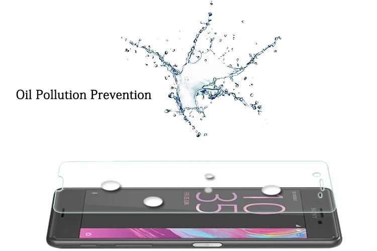 Лучшая Противоударная Защитная пленка для экрана Sony Xperia X компактная стеклянная