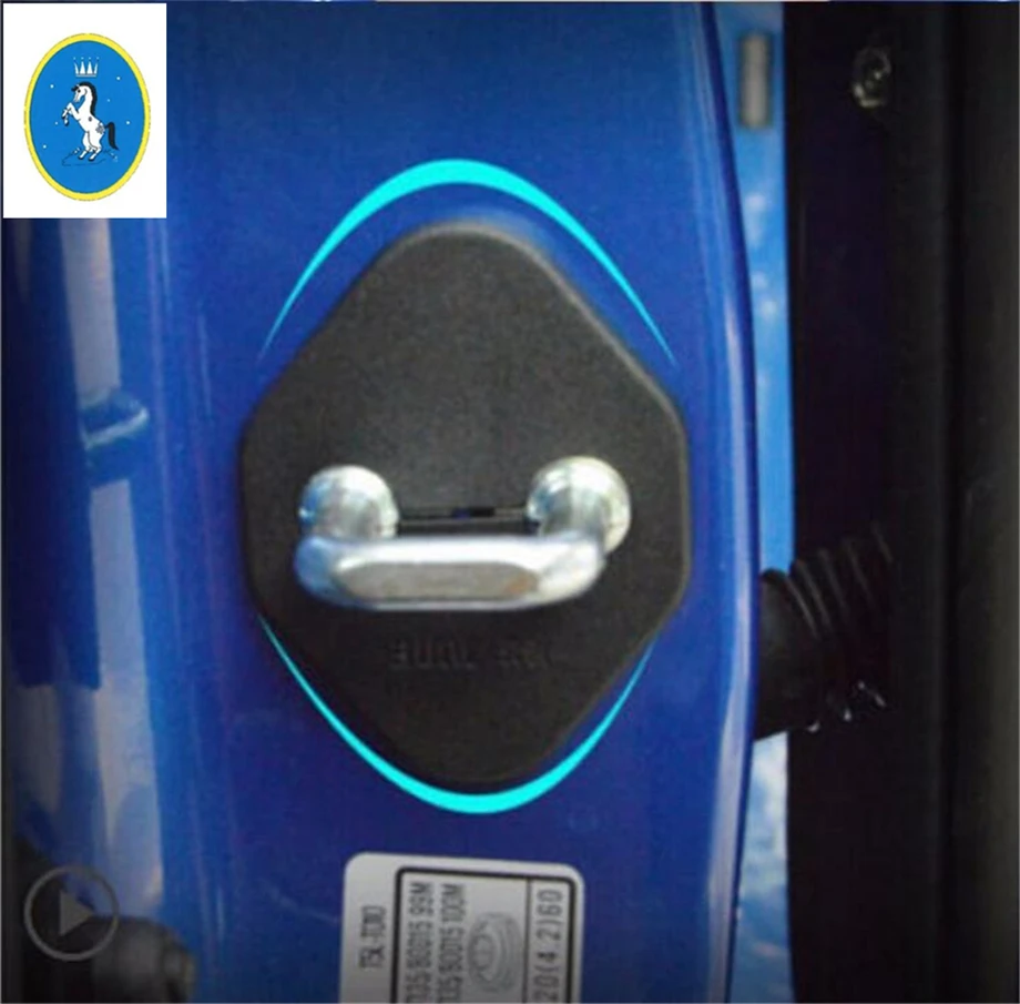 

Auto Door Lock Buckle Plastic Protective Cover Kit Accessories For Toyota C-HR CHR 2016 - 2022 / Rav 4 Rav4 2013 - 2022