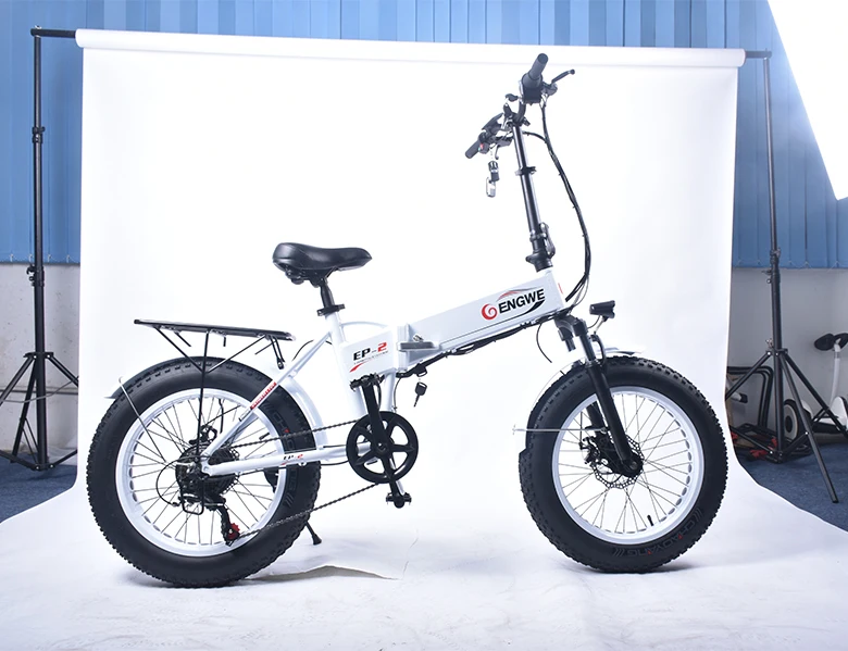 Электрический велосипед 48V10A литиевая батарея 2" 4,0 fat Tire Снежный электровелосипед алюминиевый складной 350 Вт Мощный электрический велосипед Горный электровелосипед