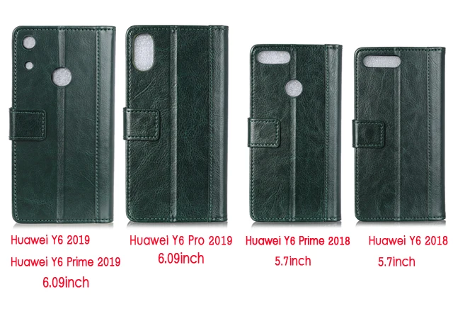 Huawei Y6 чехол 6,09 ''Funda huawei Y6 чехол для смартфона Роскошный кошелек флип для huawei Y6 Prime чехол huawei Y6 Pro