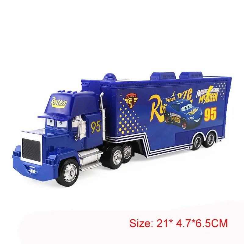 Disney Pixar Машинки 3 синий Lightning McQueen и синие нет. 95 тяжелый грузовик 1:55 модель детских