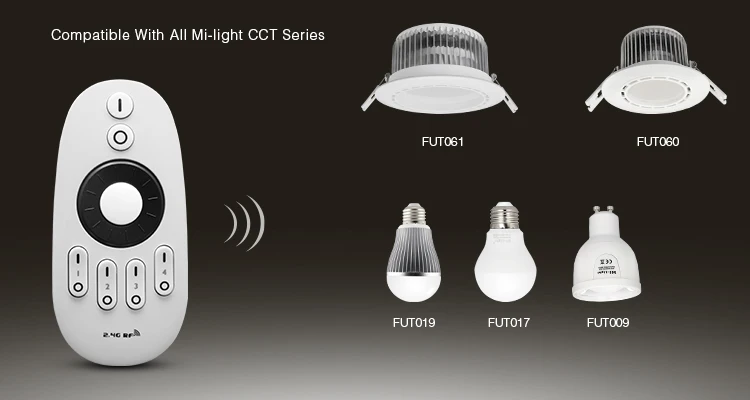 Mi светильник 2,4 ГГц 4 зоны RF RGB+ CCT RGBW светодиодный пульт дистанционного управления используется с Mi светильник серии светодиодный контроллер лампы