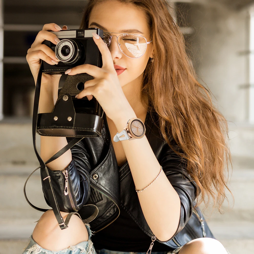 Ремешок из натуральной кожи для наручных часов сменный Браслет Samsung Galaxy Watch 42 мм