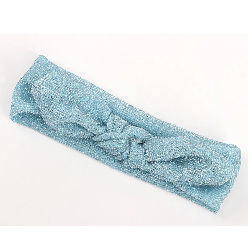 Горячая Распродажа 2018 Новые блестящие повязки на голову с бантом в виде кролика