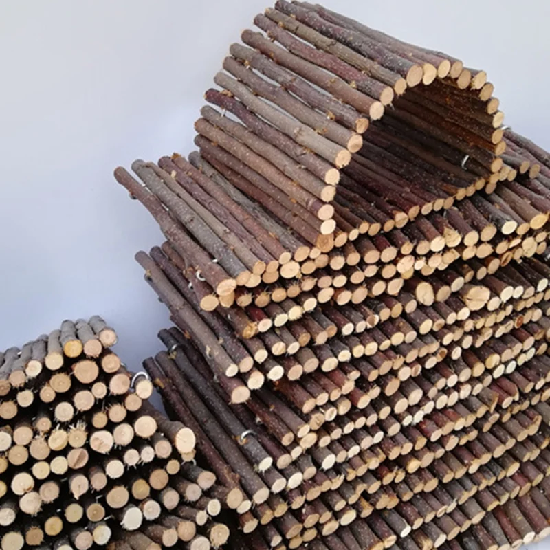 2 шт. хомяк гибкий деревянный мост игрушечные лестницы маленький дом животных