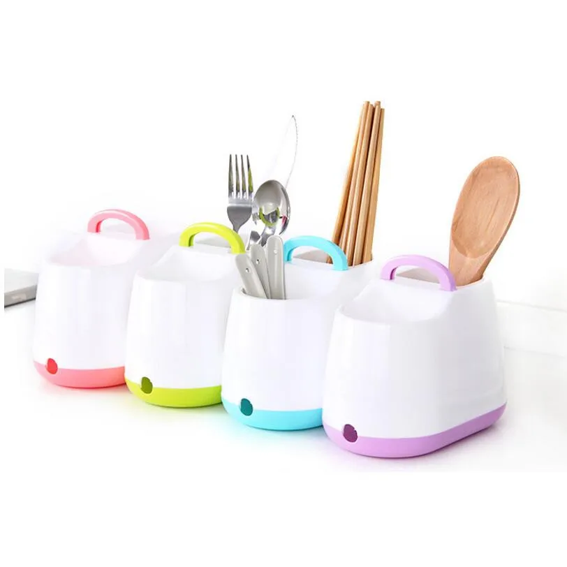 Пластиковый кухонный стеллаж для хранения палочек клетка полка ложек контейнер