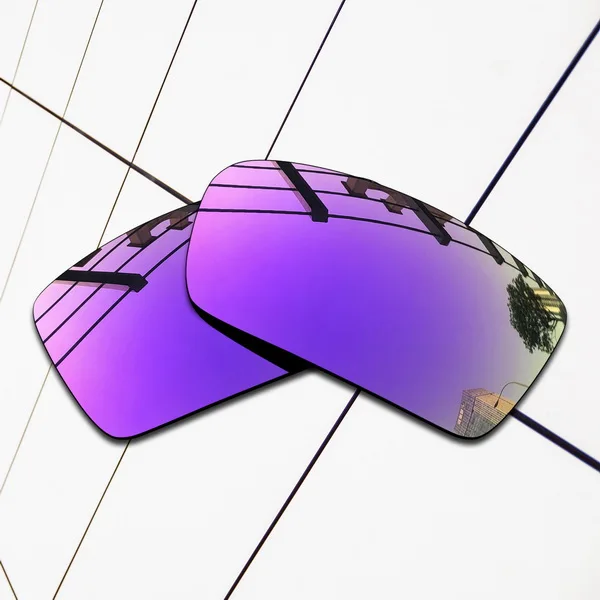 Violet Purple E.O.S Замена поляризованных линз для Oakley Gascan, солнцезащитные очки-сорта Цвета - Цвет линз: Violet Purple