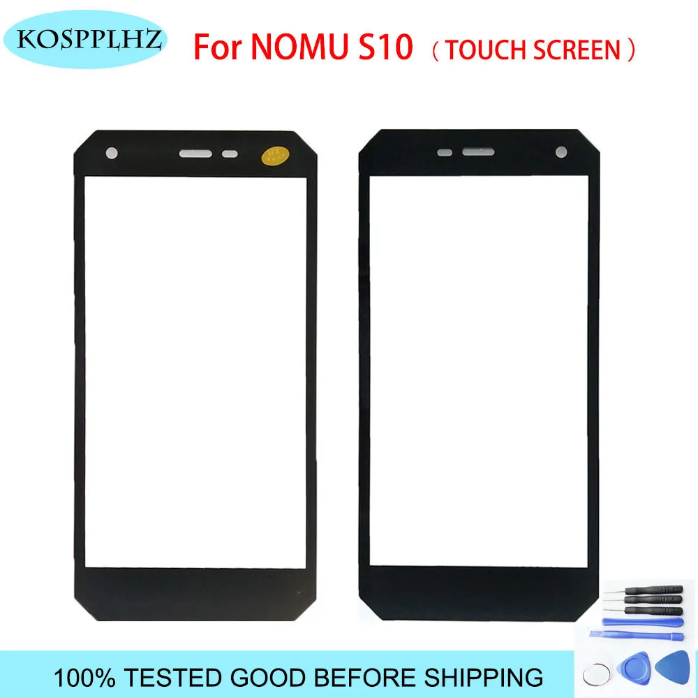 Для Nomu S10 Переднее стекло экрана Объектив 100% оригинальный передний сенсорный