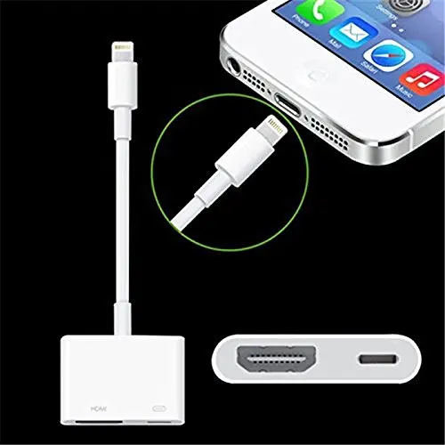 Цифровой адаптер Moveski L8 AV для освещения * ning в HDMI совместим с iPad air iphone 6 6S 7 7Plus 8