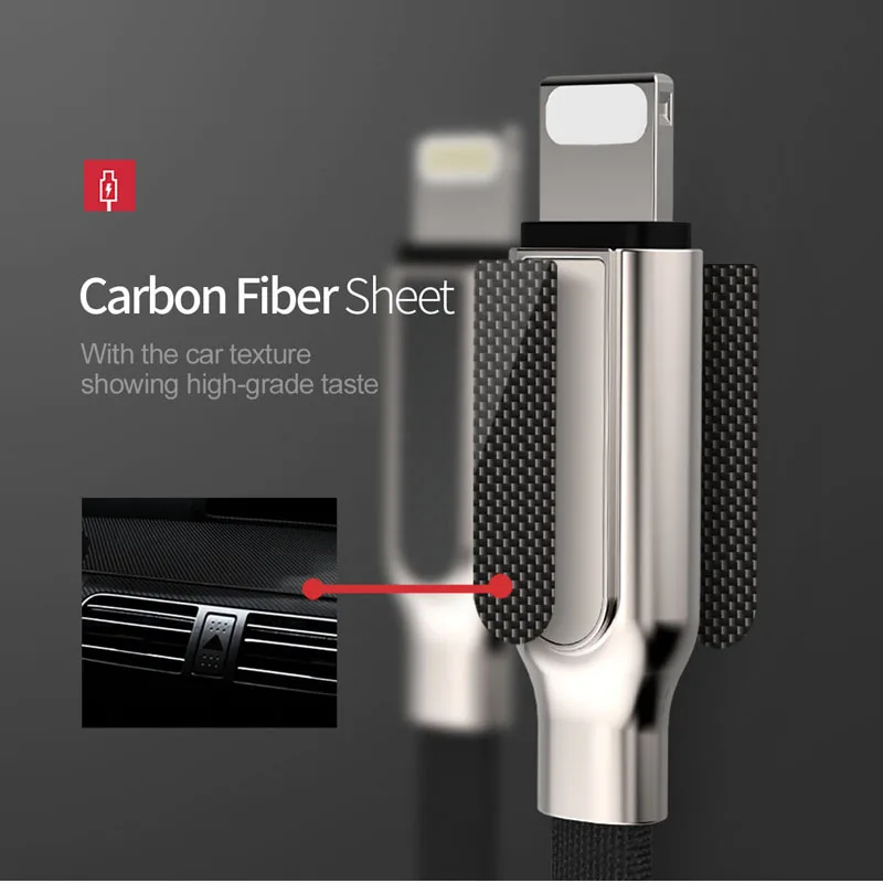 TOTU USB кабель для iPhone Xs Max 2.4A Быстрая зарядка зарядное устройство X 8 7 6 6s Plus Кабель