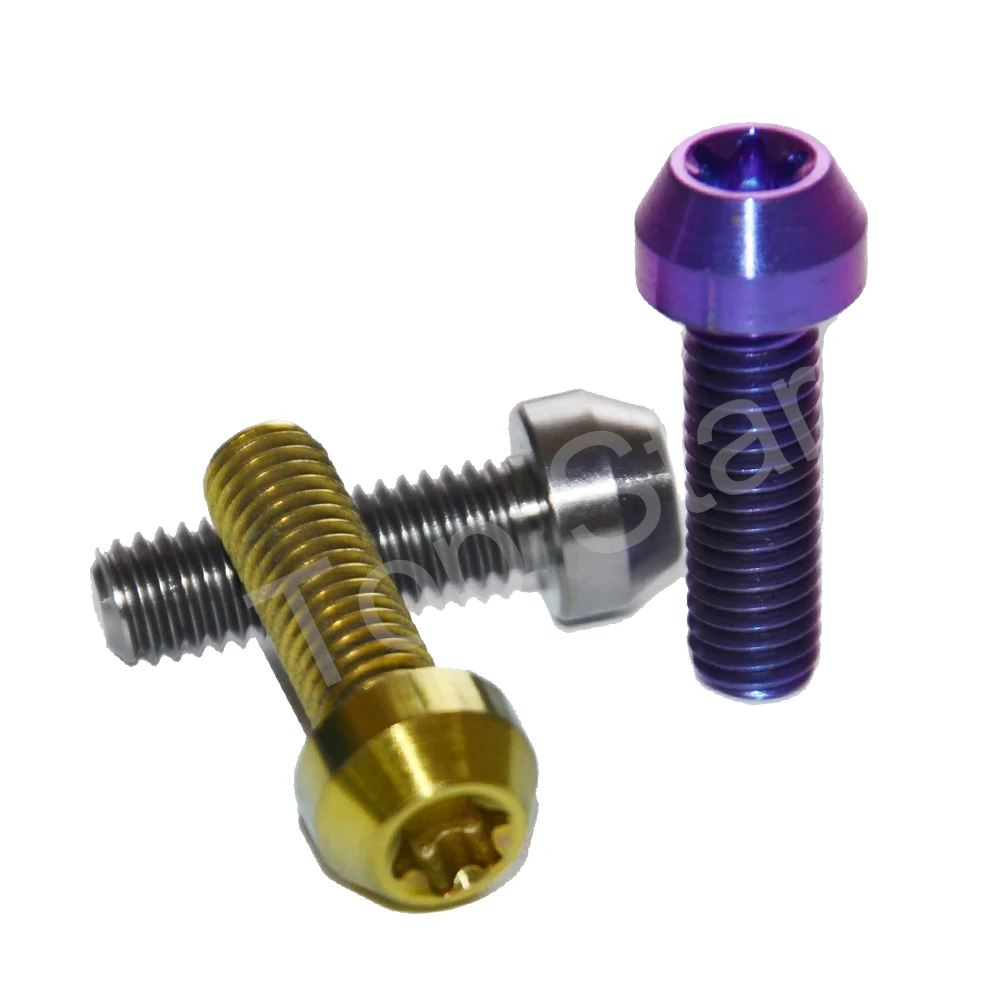 6 шт. M6 x 20 Grade5 титановые болты для гоночного мотоцикла|titanium bolts|bolts titaniumtitanium m6 bolt |