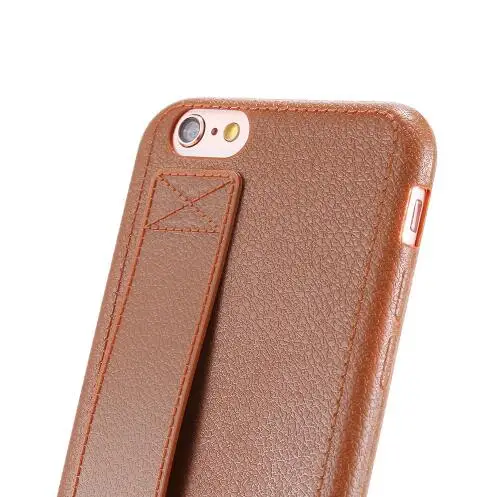Чехол для Телефона iPhone 7 Plus гибкий держатель с ремешком на руку подставка