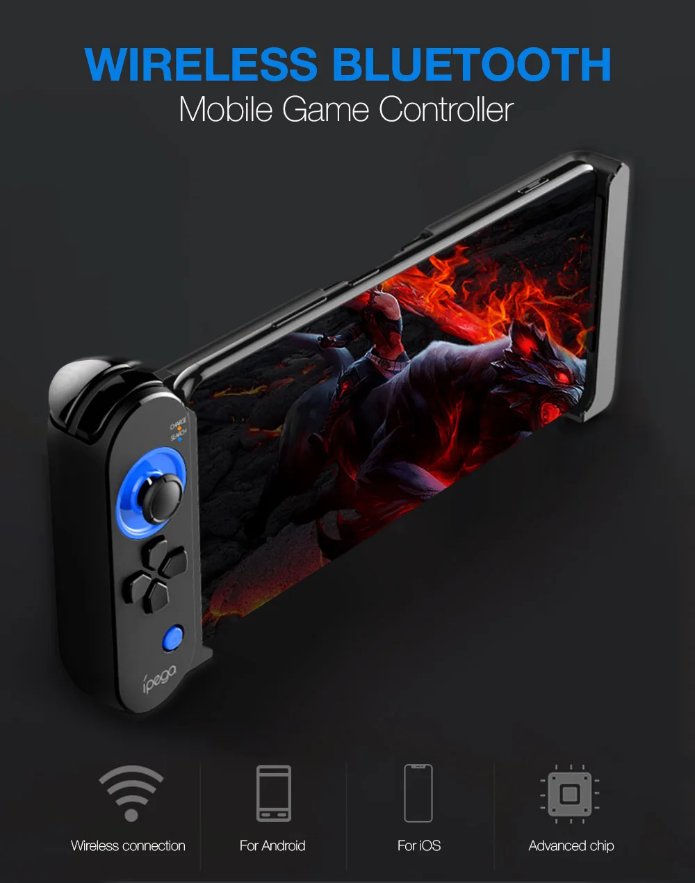 Новое поступление iPEGA PG-9120 беспроводной геймпад для планшетных ПК Android Bluetooth 4,0 игровой контроллер Джойстик для планшетных ПК